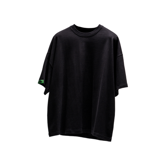 BLACK - OVERSIZED BOXY T-SHIRT