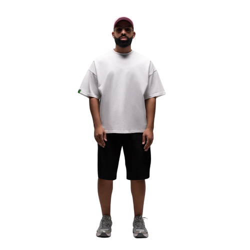 Boxy Oversized Fadeout Black